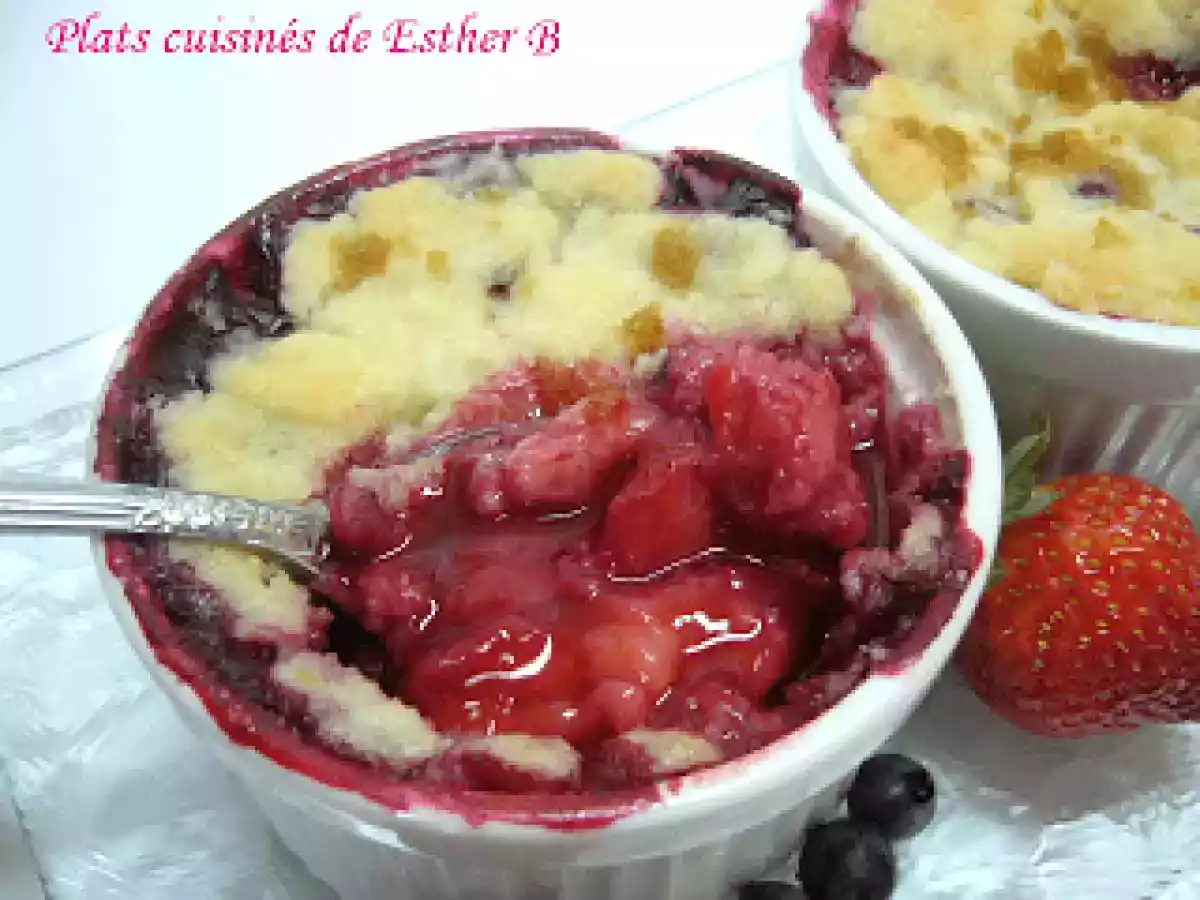 Crumble aux petits fruits