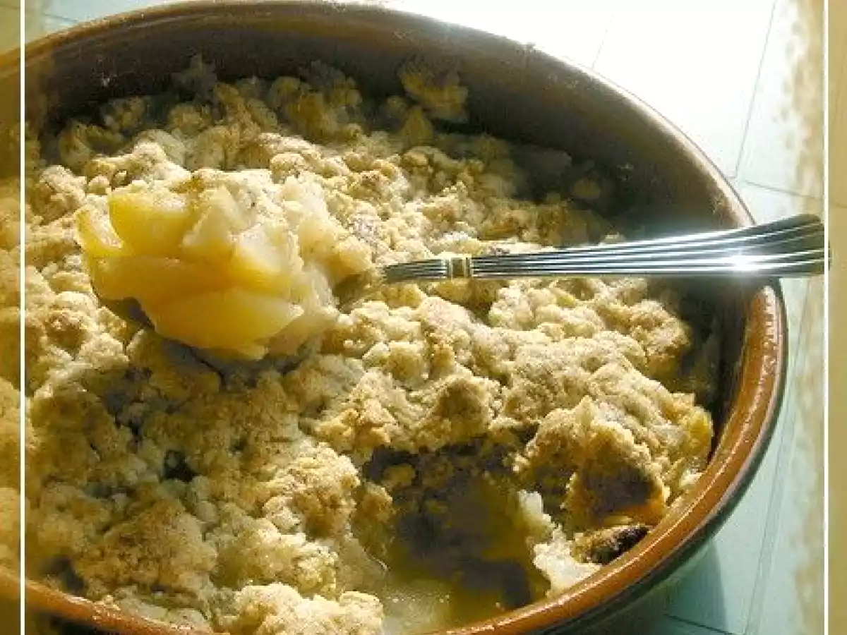 Crumble aux poires (sans gluten)