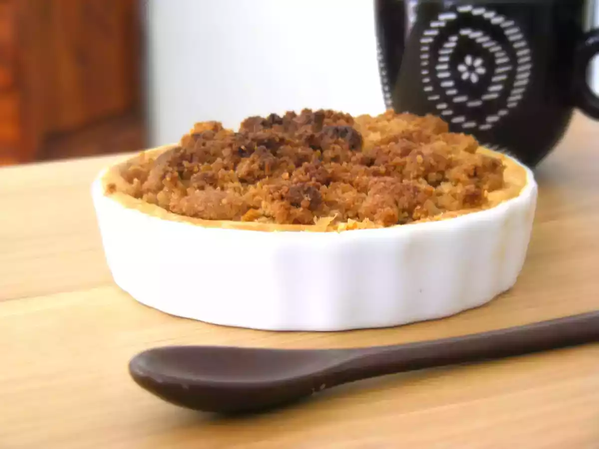 Crumble aux pommes à la farine complète - photo 2