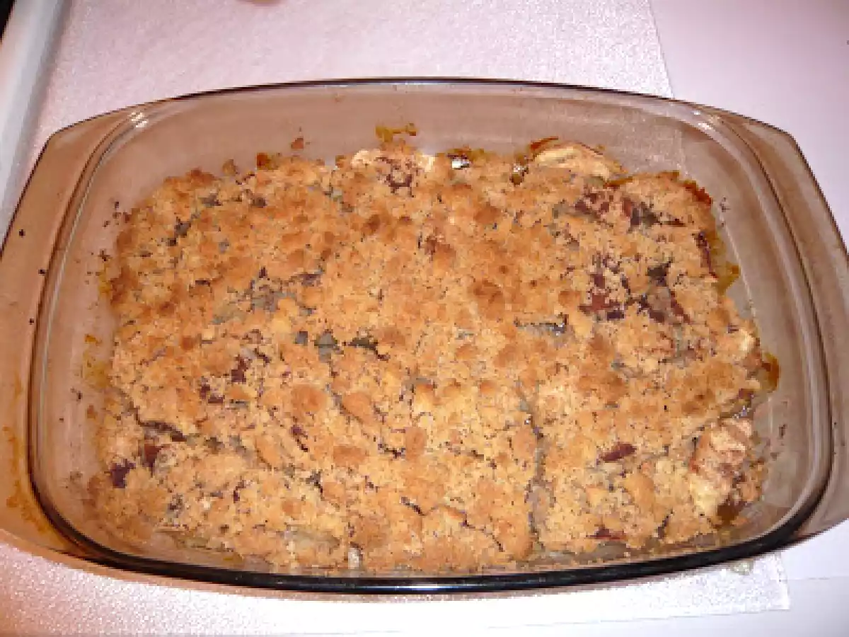 Crumble aux pommes au sprits