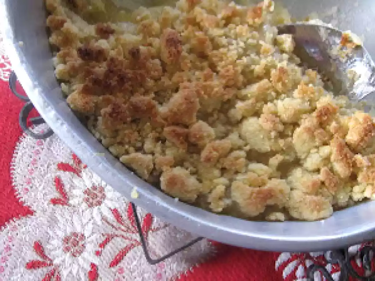Crumble aux pommes de moisson