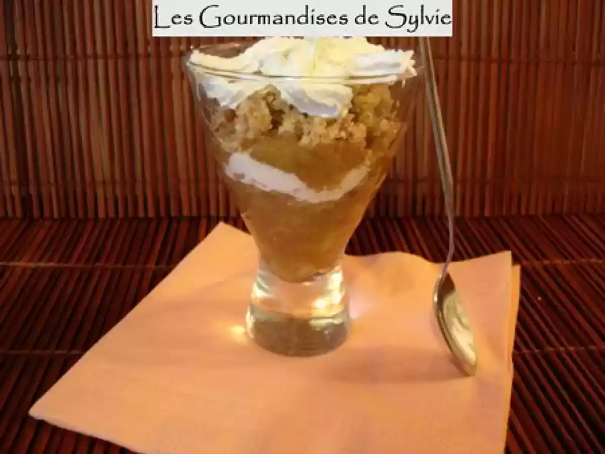 Crumble aux Pommes en Verrine