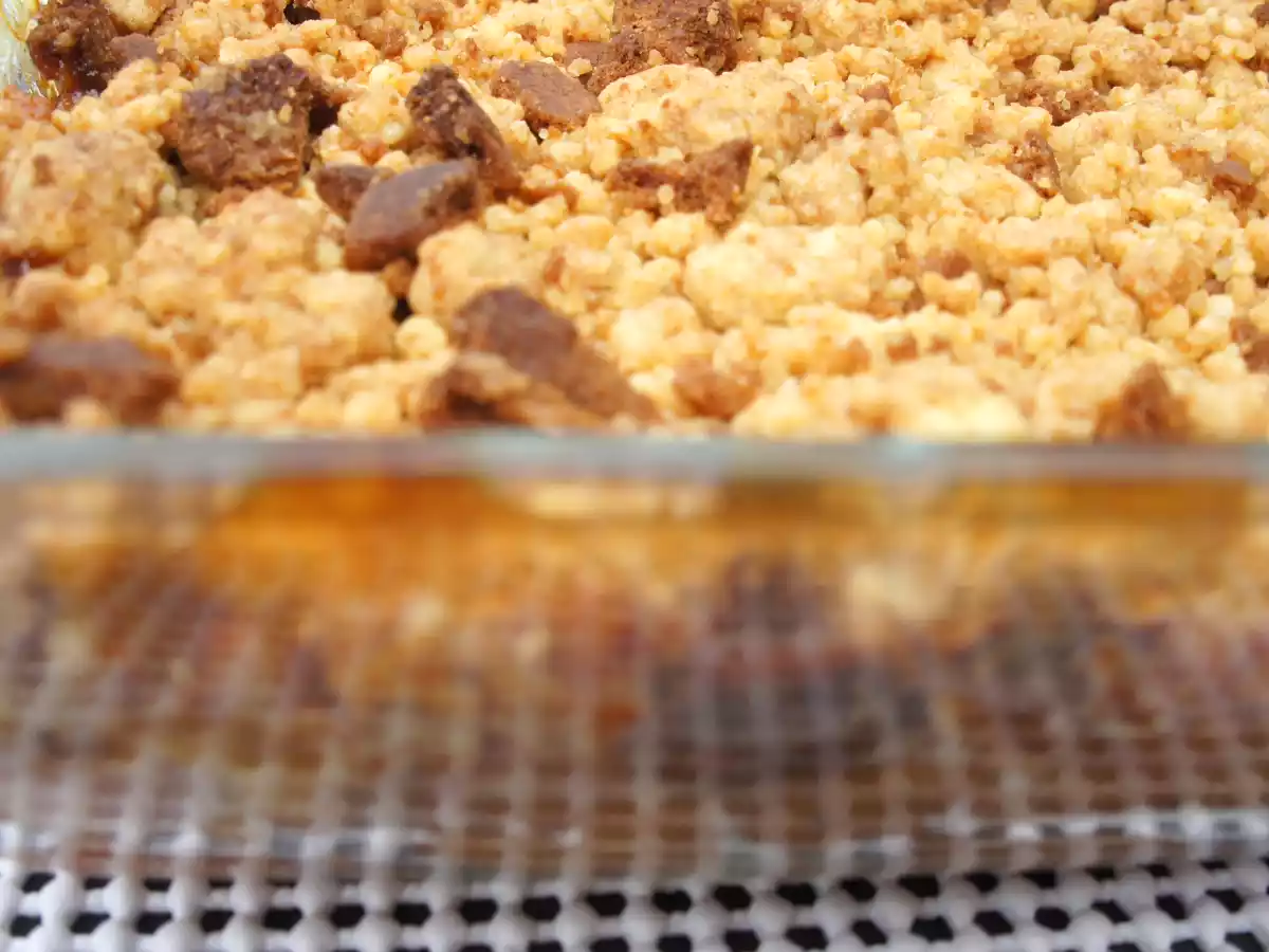 CRUMBLE AUX POMMES ET SPECULOOS LOTUS