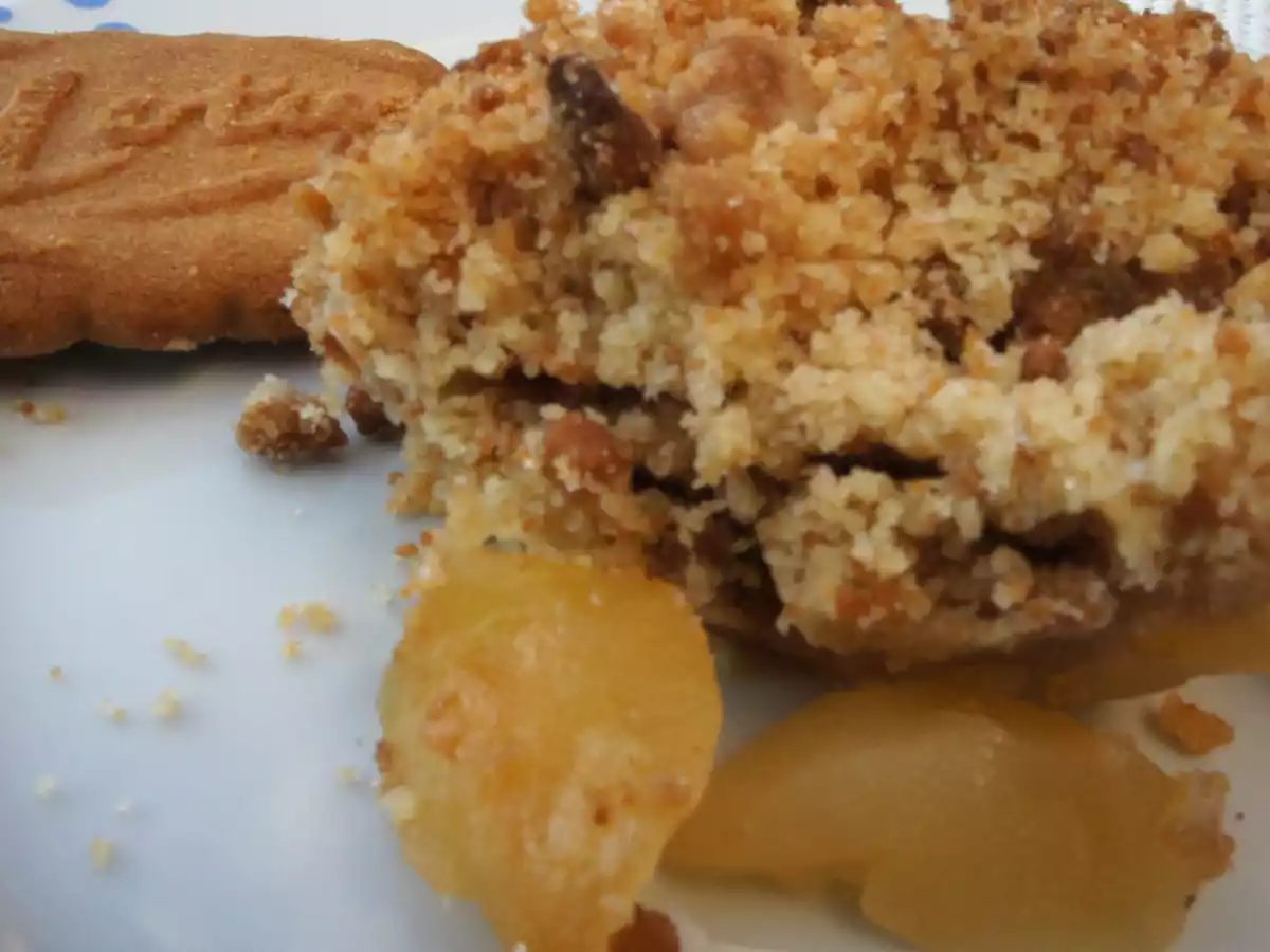 CRUMBLE AUX POMMES ET SPECULOOS LOTUS - photo 3