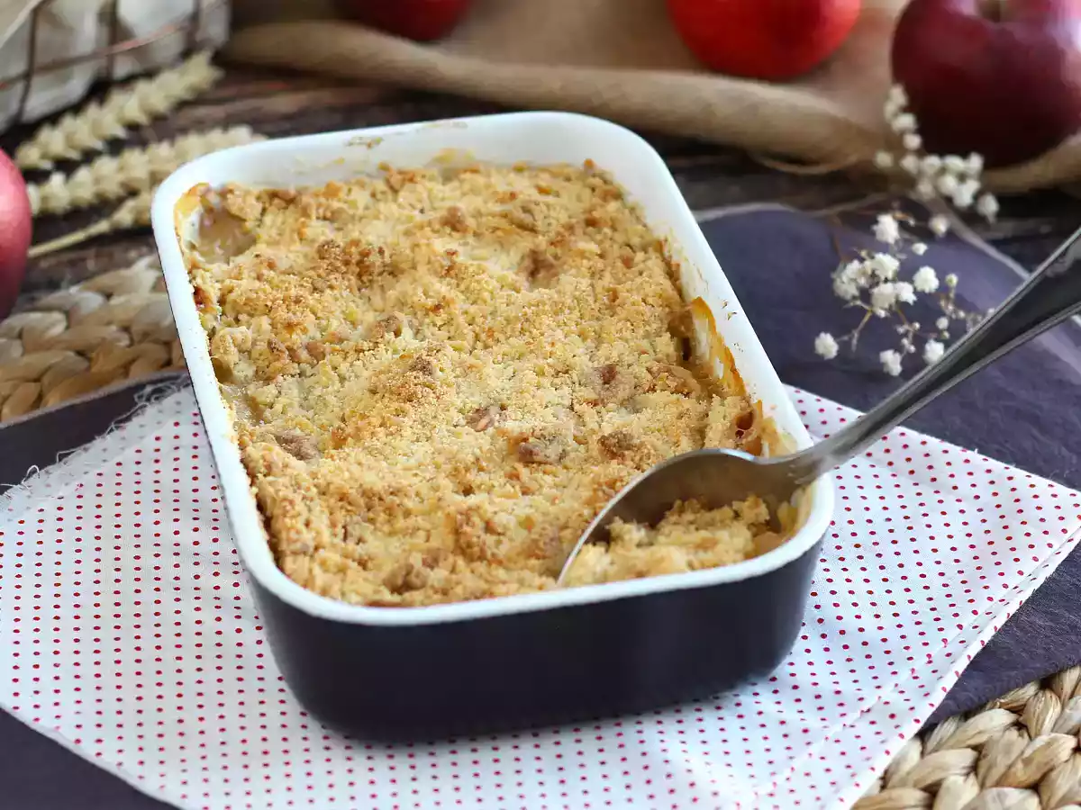 Crumble aux pommes super facile - photo 4