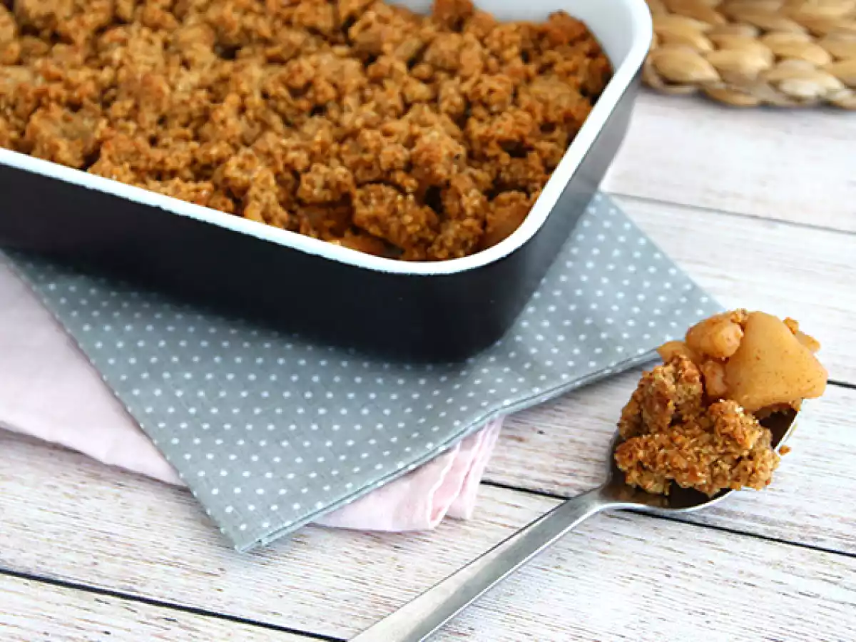 Crumble aux pommes (vegan et sans gluten) - photo 2