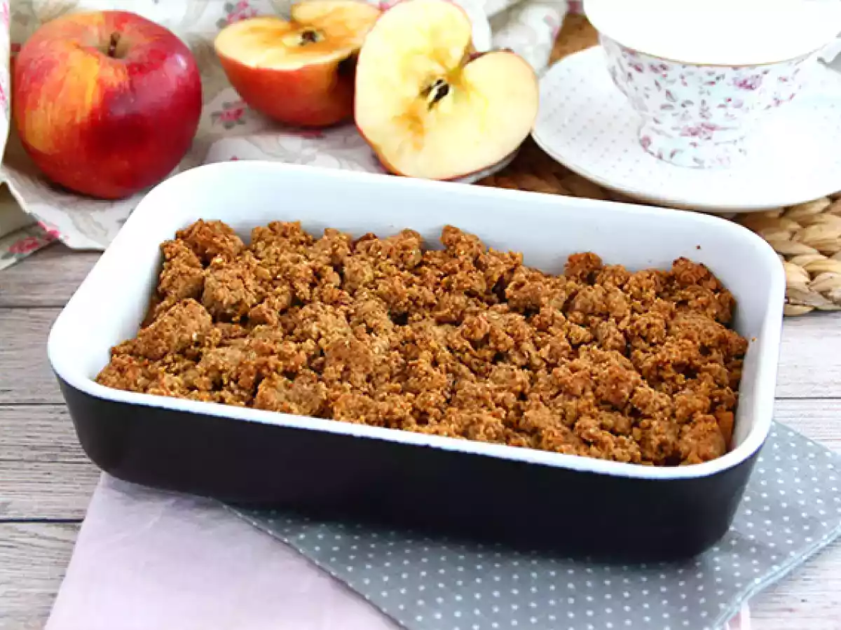 Crumble aux pommes (vegan et sans gluten) - photo 3