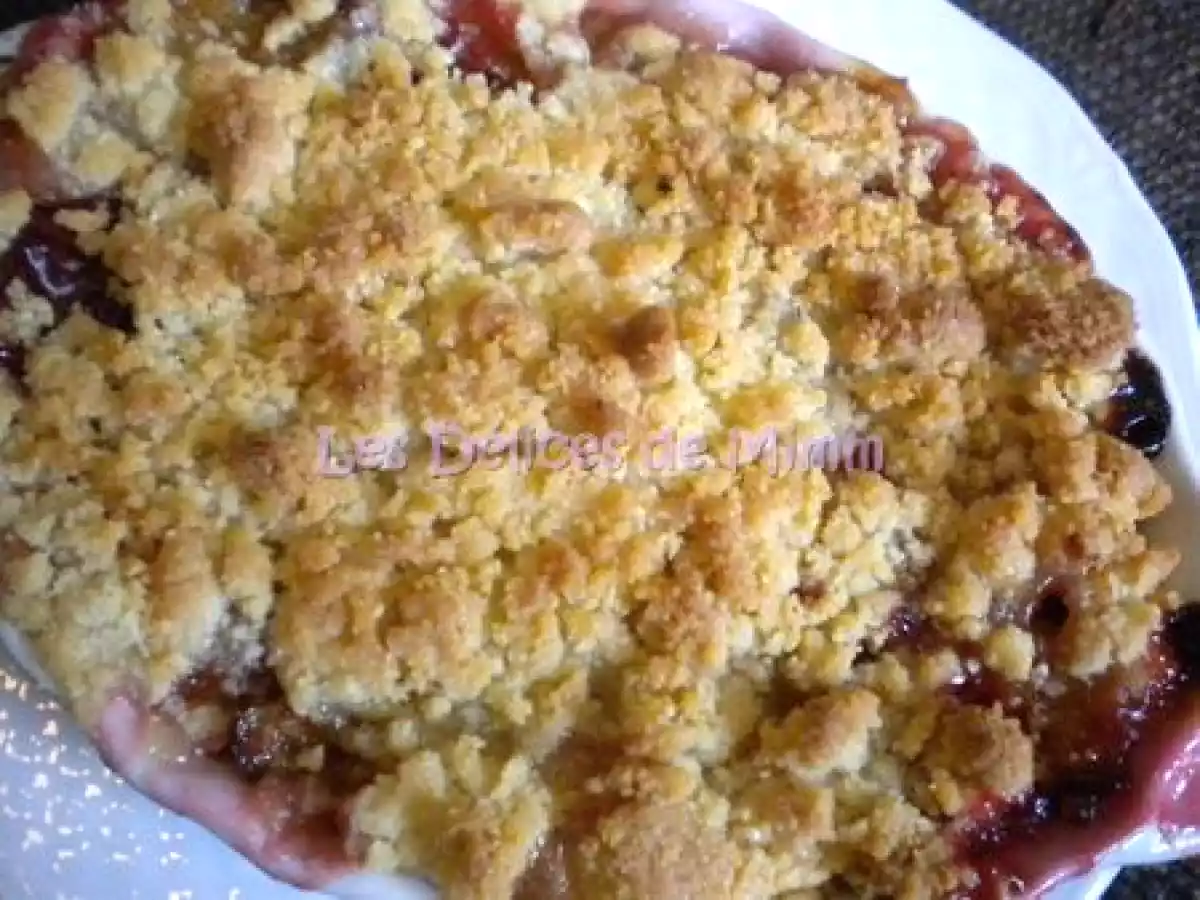 Crumble aux prunes