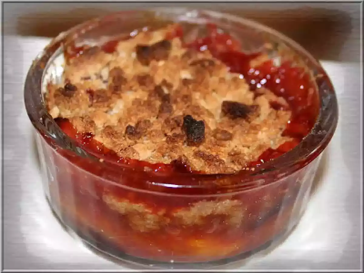 CRUMBLE AUX QUETSCHES ET CANNELLE - photo 2