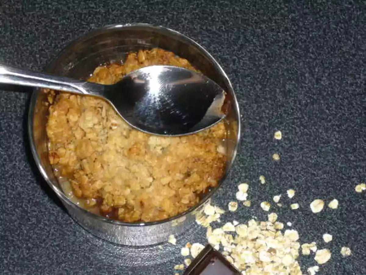 Crumble banane chocolat en verrine - photo 3