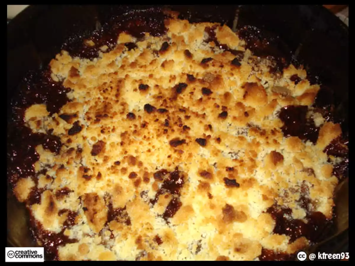 Crumble banane nutella