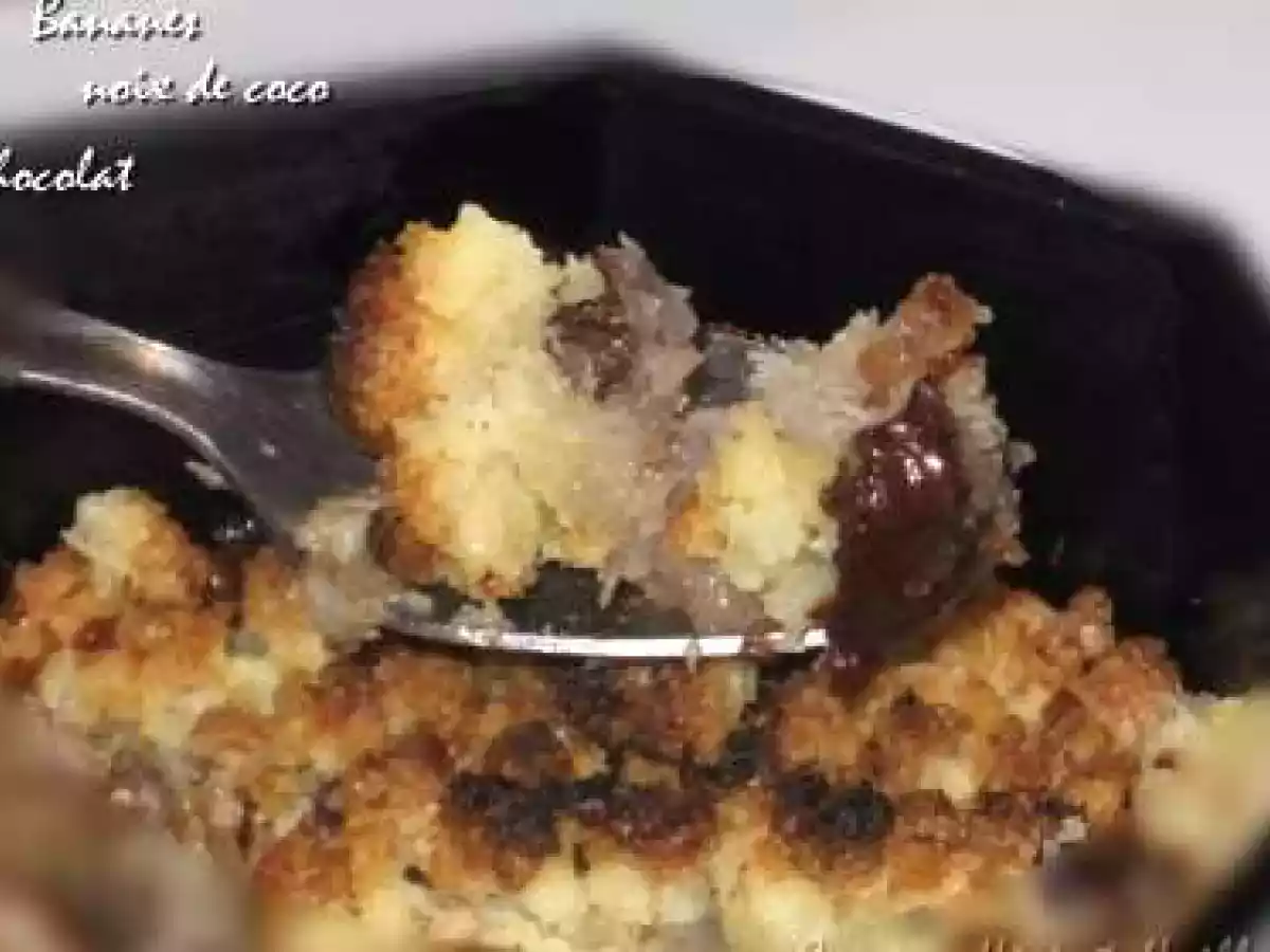 crumble bananes cocochoco