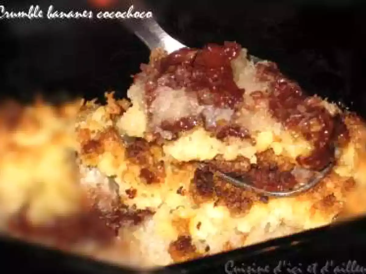 crumble bananes cocochoco - photo 2