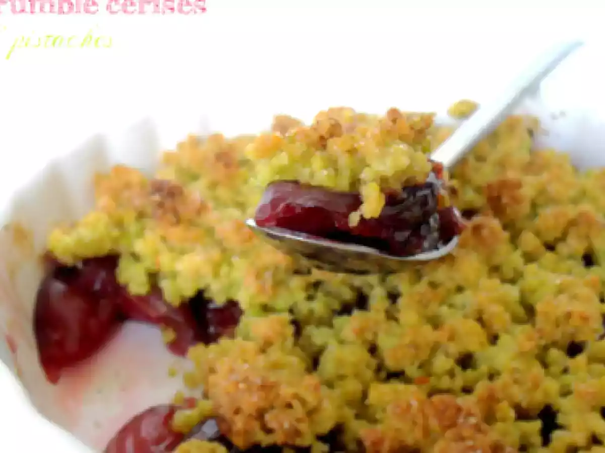 Crumble Cerises & Pistaches