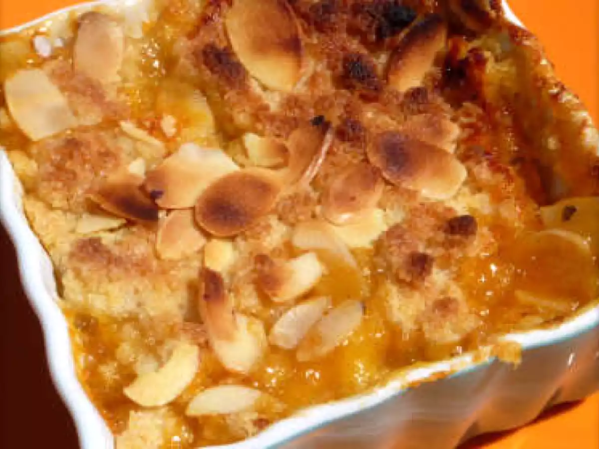 Crumble d'Abricots au Basilic