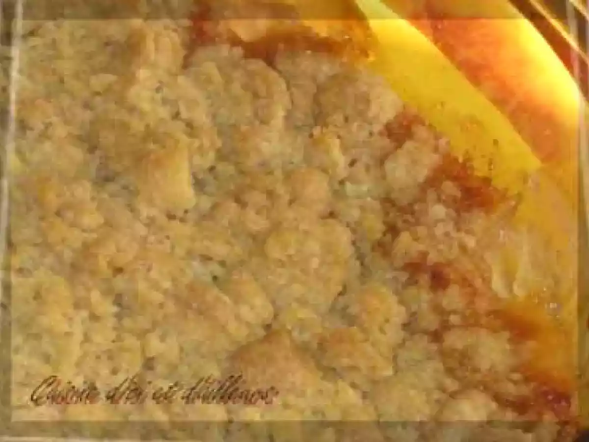 Crumble de bananes à la cannelle