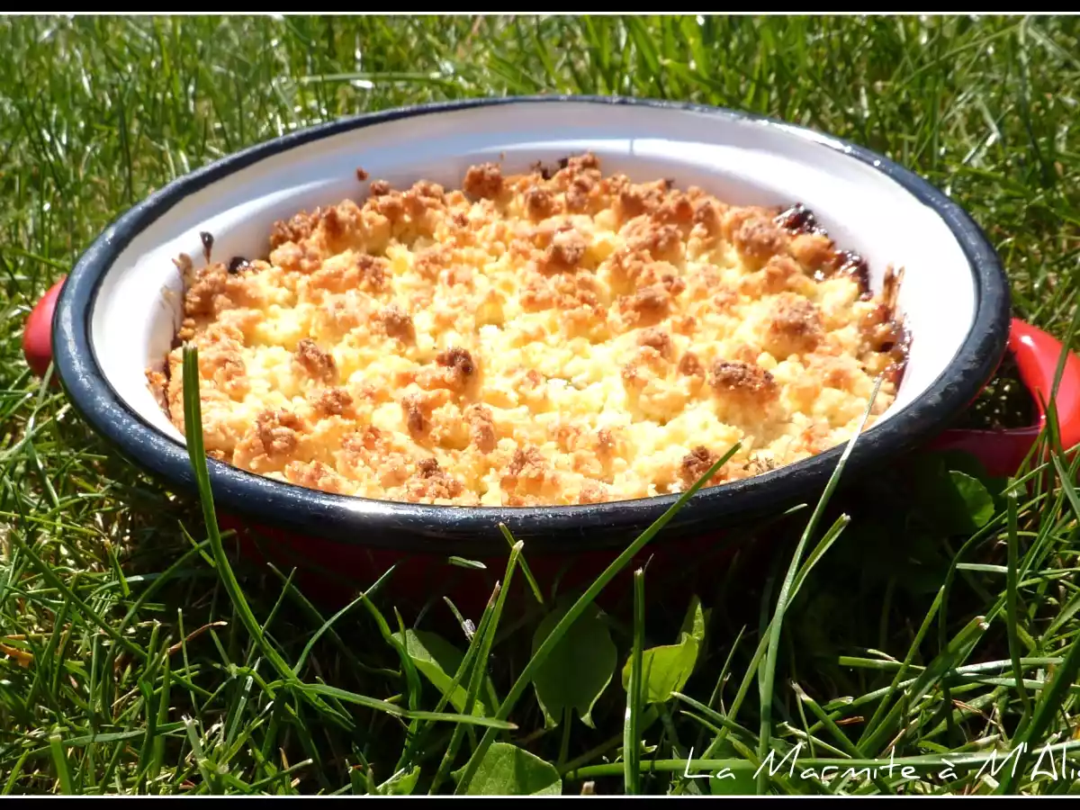 Crumble de Bananes et Noix de Coco, Pépites de Praliné