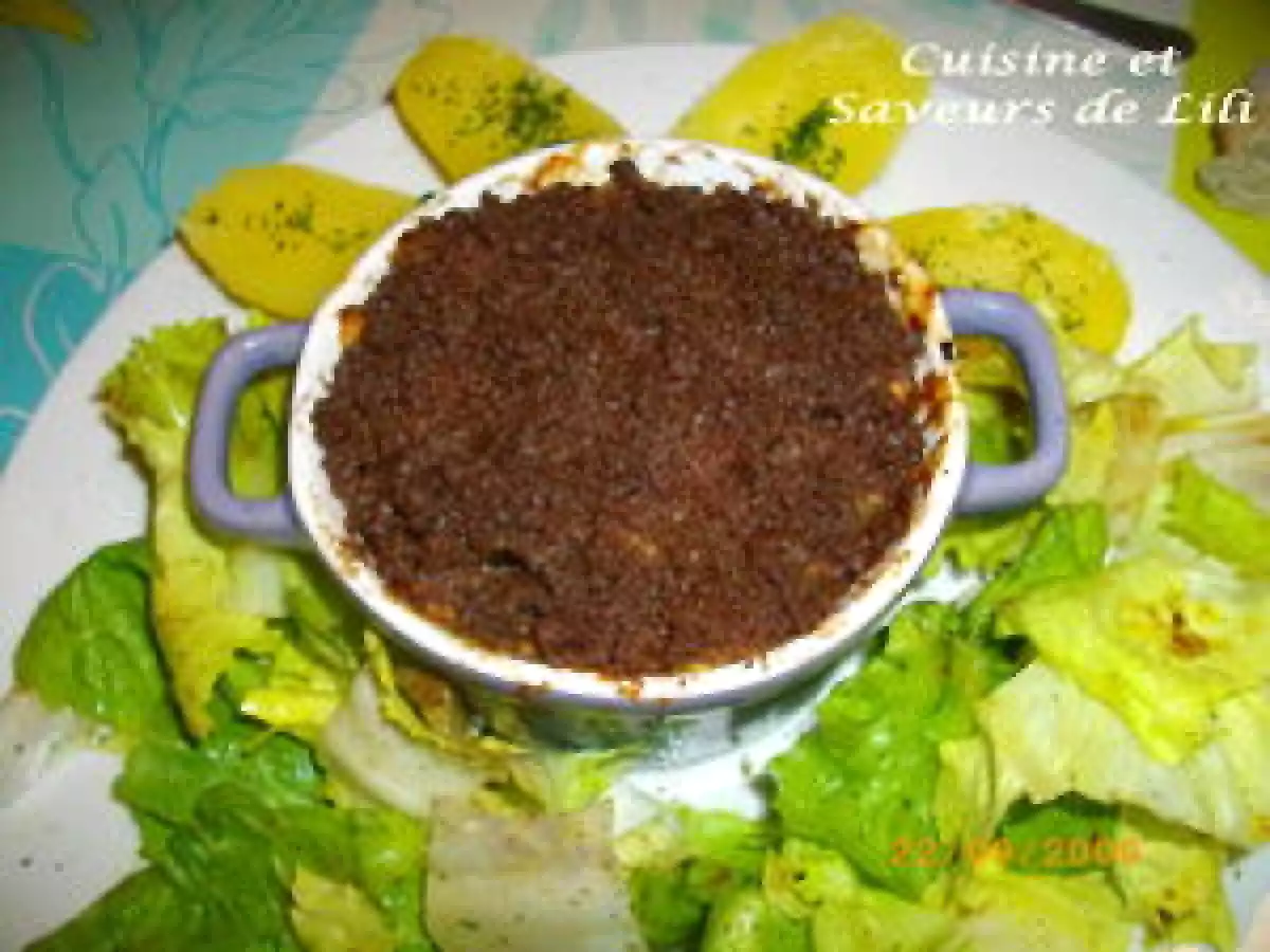 Crumble de boudin noir aux pommes - photo 2
