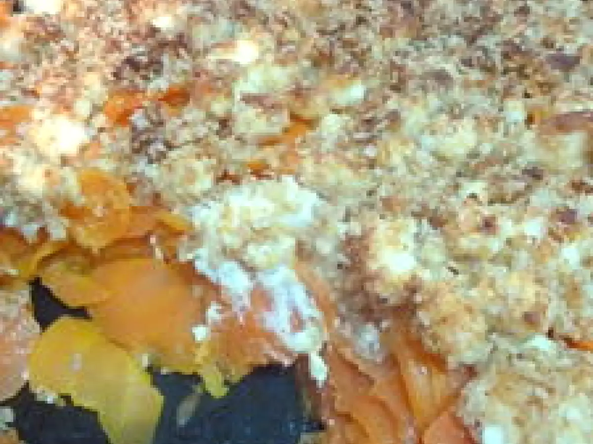 Crumble de carottes à la féta