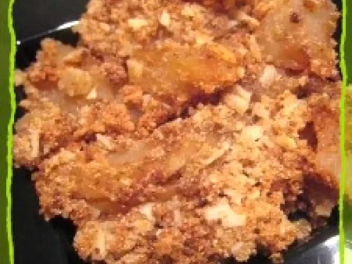 Crumble de châtaigne aux pommes
