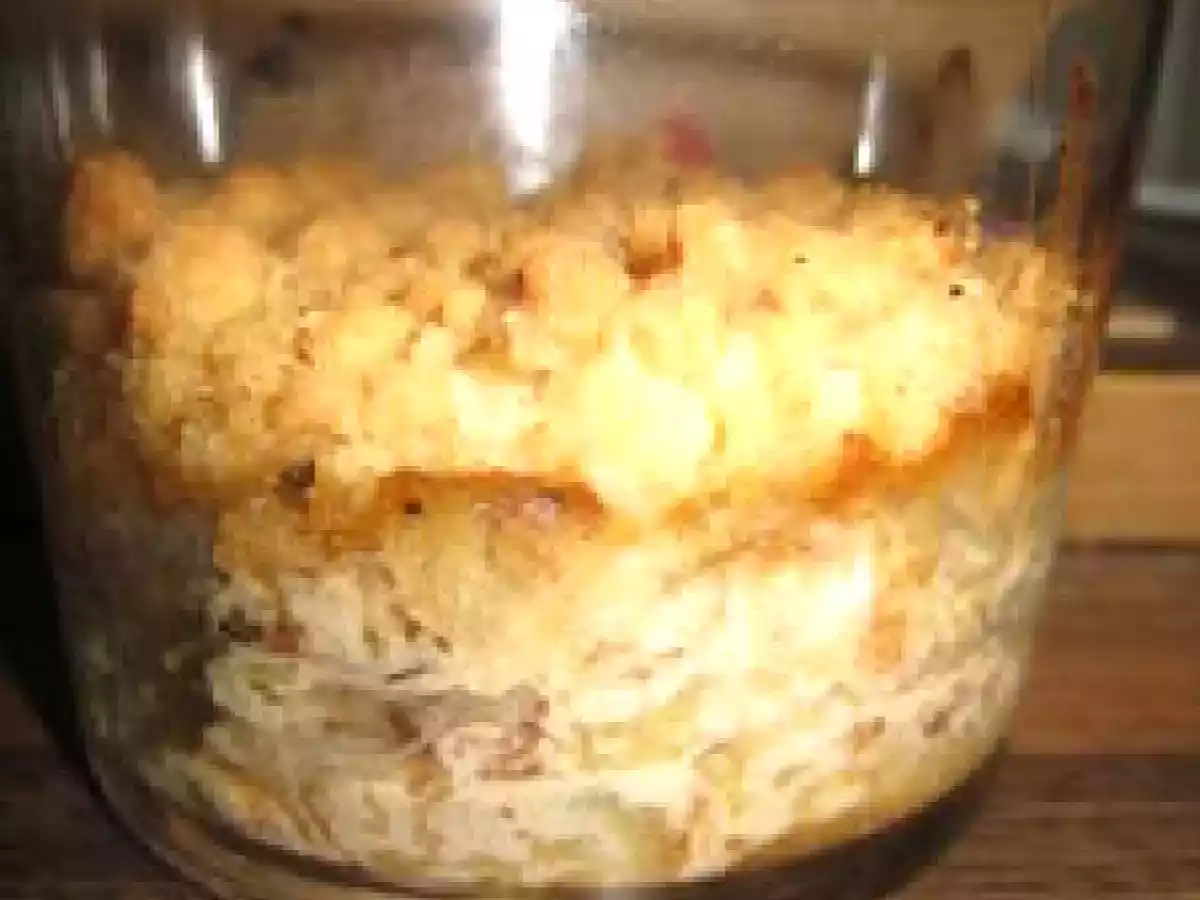 Crumble de courgettes au chèvre en verrines