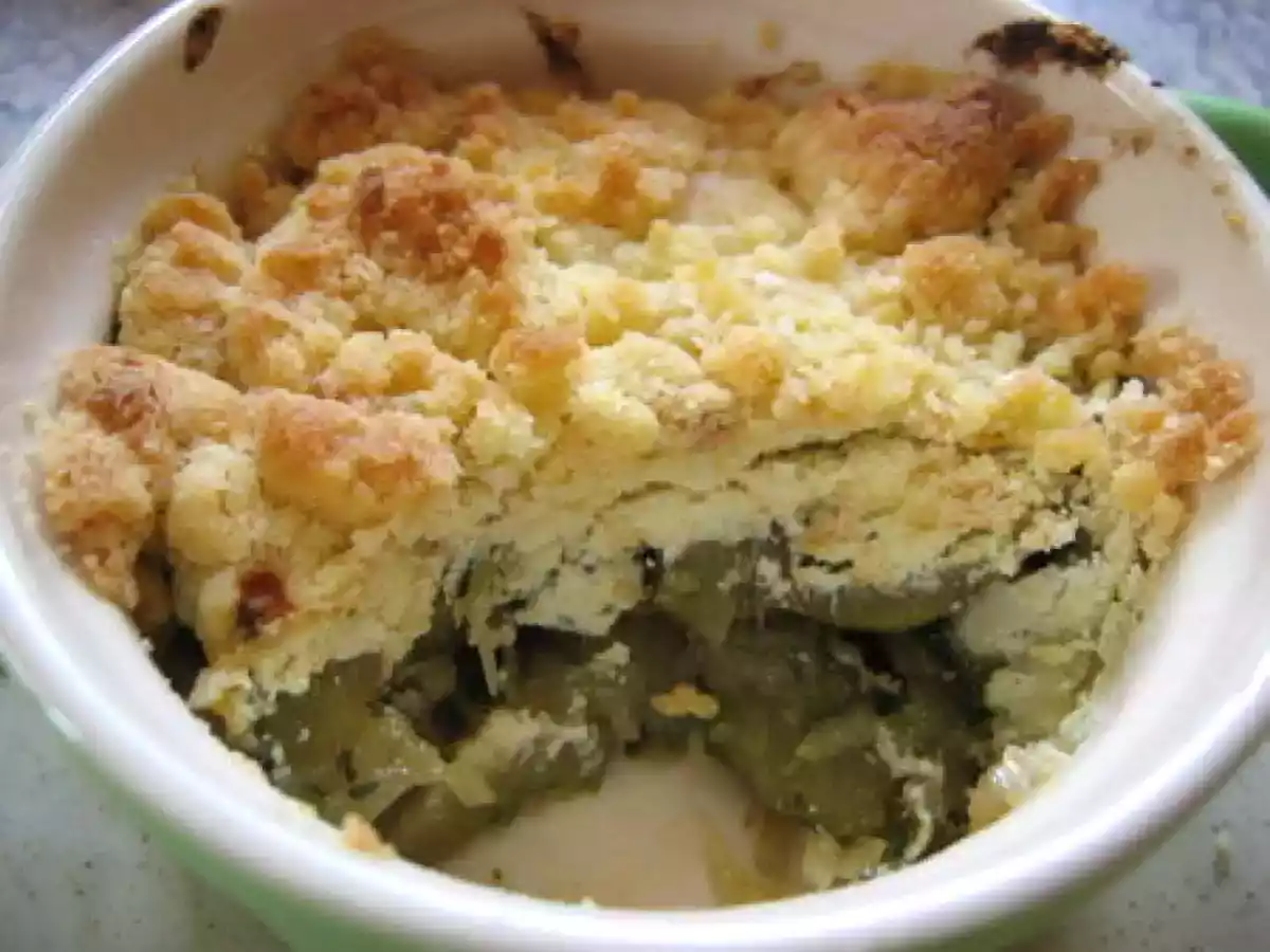 Crumble de courgettes au Saint Moret - photo 2