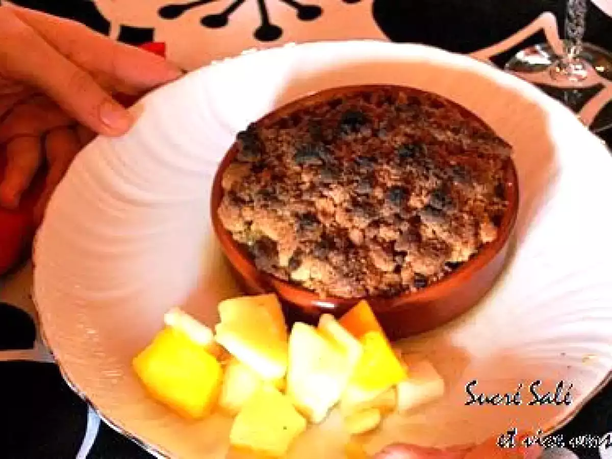 Crumble de fruits exotiques