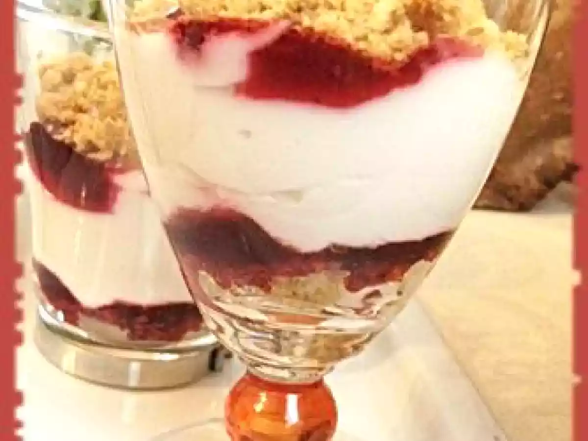 Crumble de fruits rouges sur lit de fromage blanc - photo 2