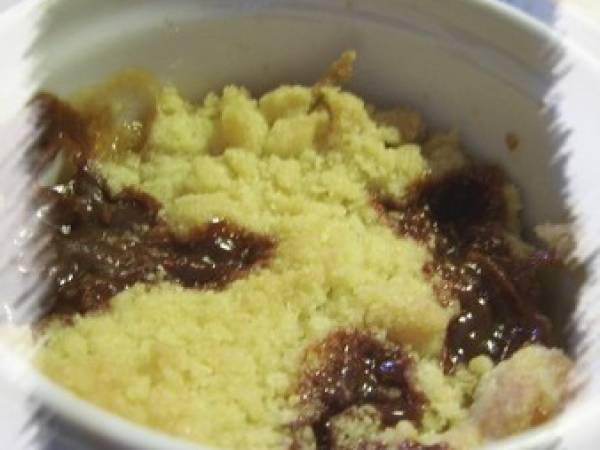 Crumble de pommes aux carambars