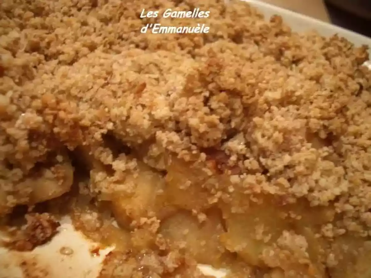 Crumble de poulet aux pommes et au curry - photo 2