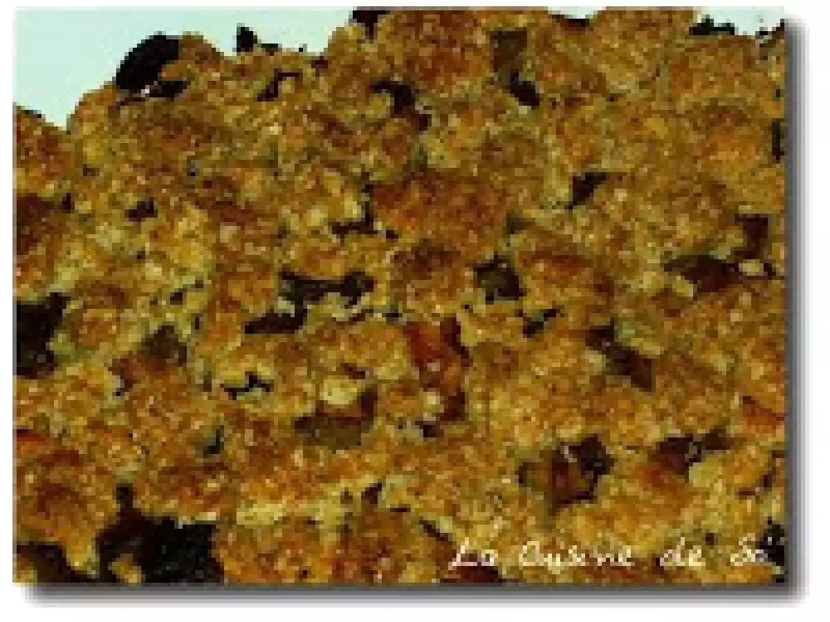 Crumble de poulet et pomme aux flocons d'avoine - photo 2