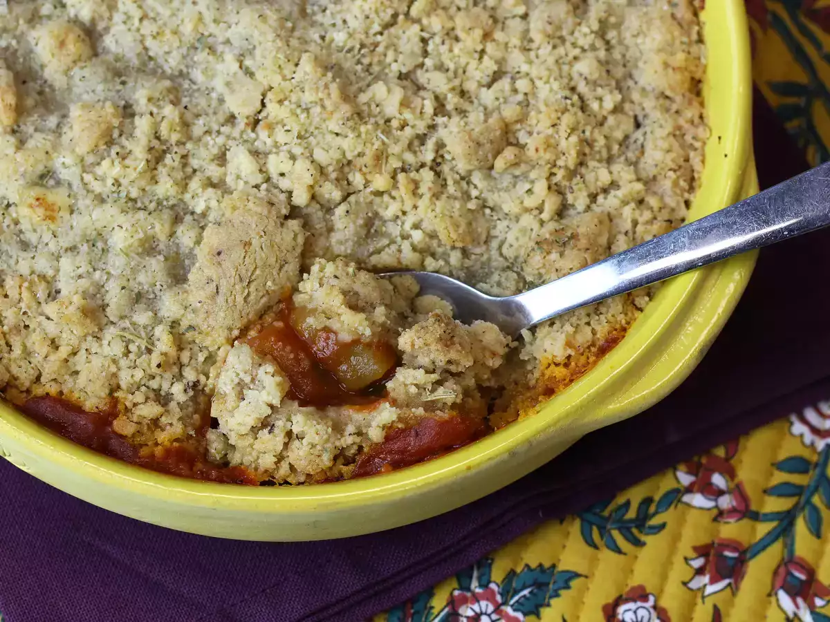 Crumble de ratatouille, le plat rapide et simple à faire que vous allez adorer! - photo 3