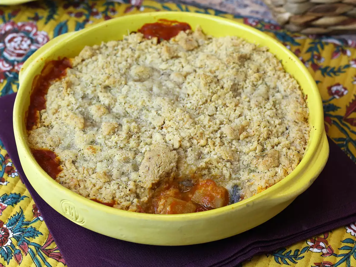 Crumble de ratatouille, le plat rapide et simple à faire que vous allez adorer! - photo 4