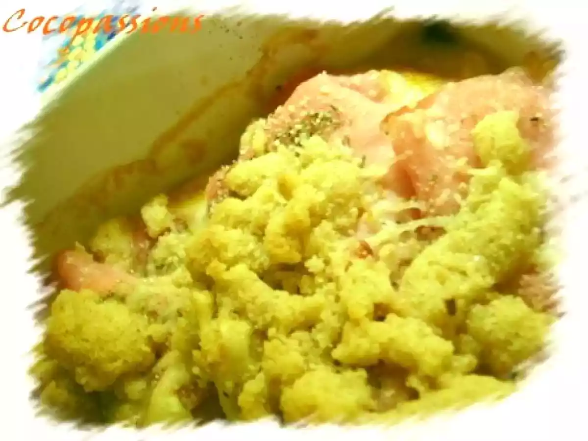 Crumble de tomates au Bacon et au chèvre