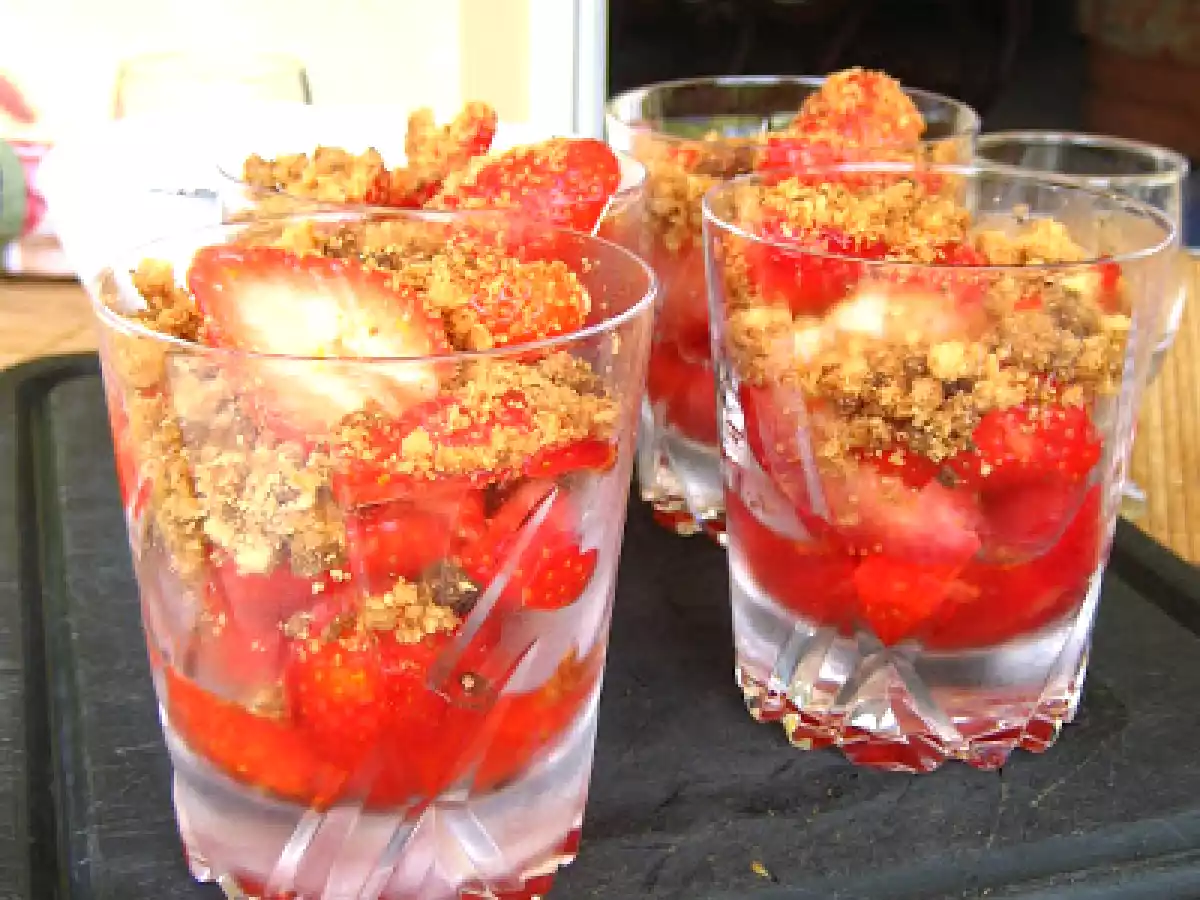 Crumble fraises - citron vert - photo 2