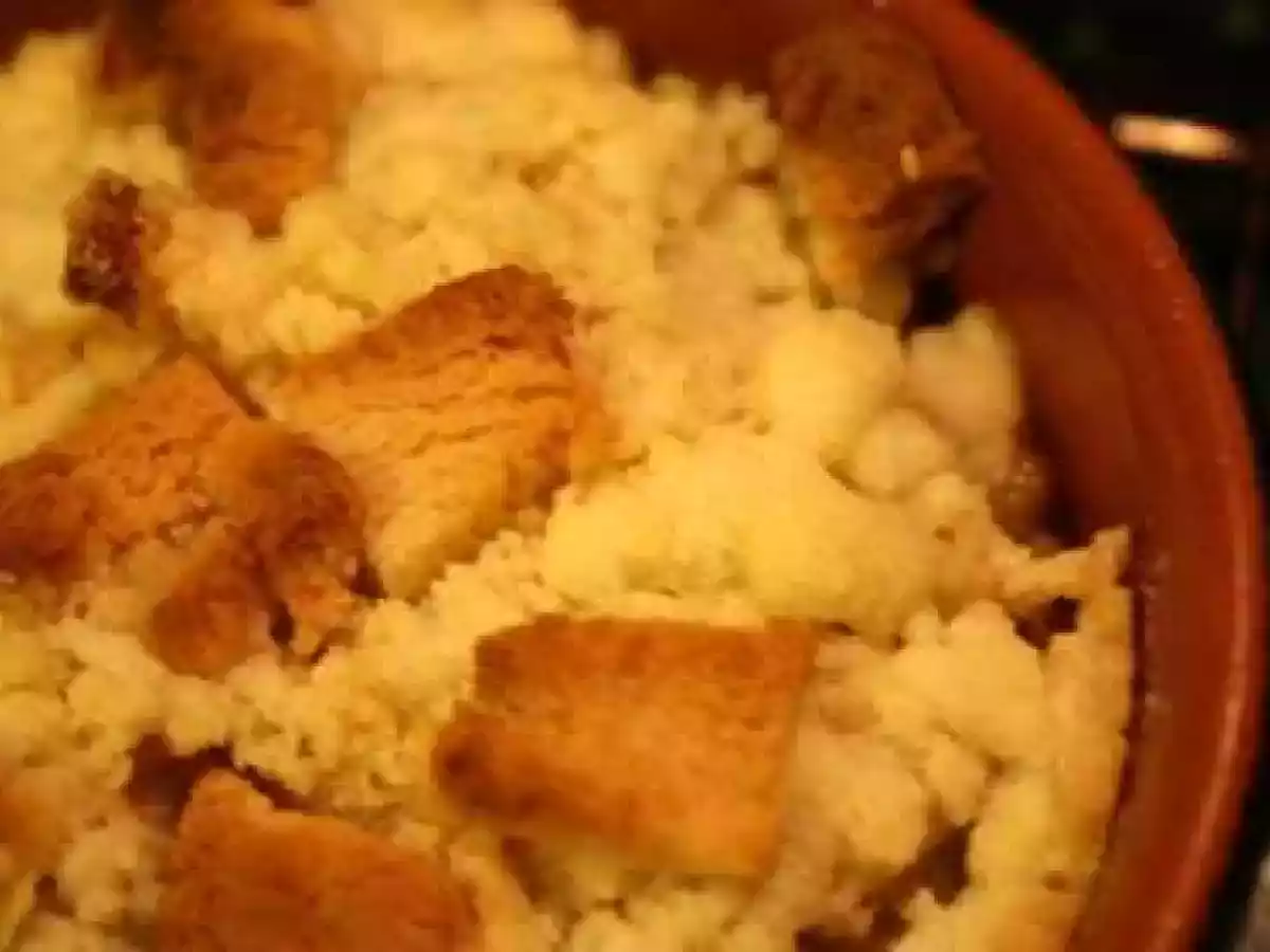 Crumble gourmand pomme-poire