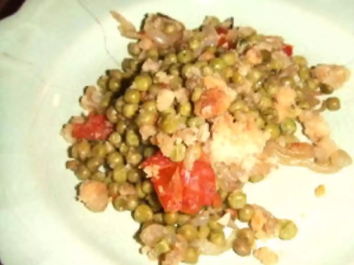 Crumble petits pois/tomates confites - photo 2