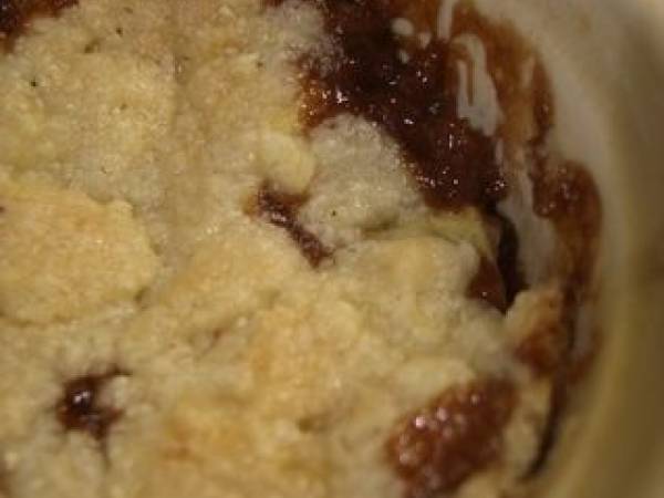 Crumble pomme-Carambar