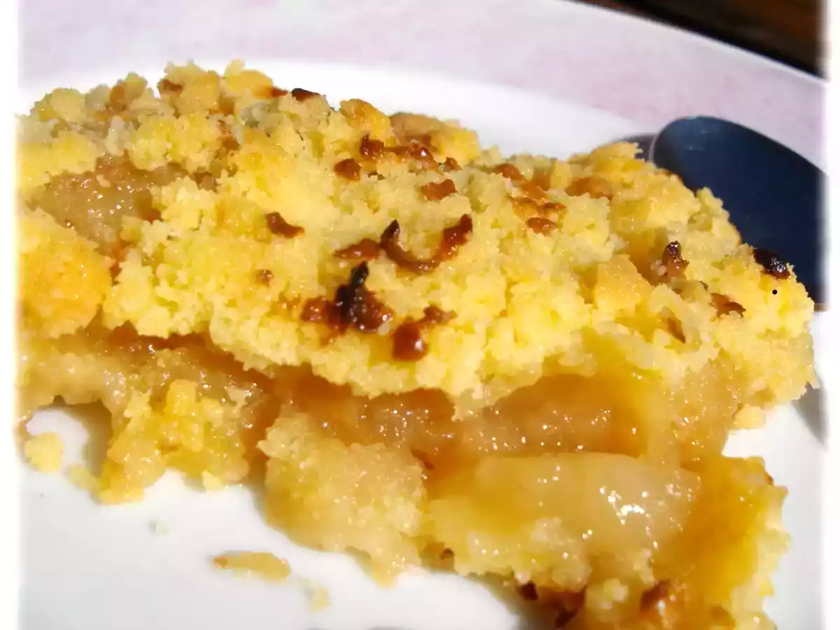 Crumble pomme-pêche - photo 3