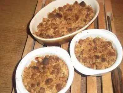crumble pomme / spéculoos / canelle