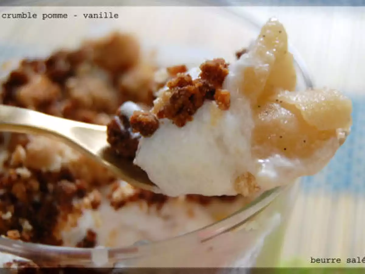 Crumble pomme- vanille - photo 2