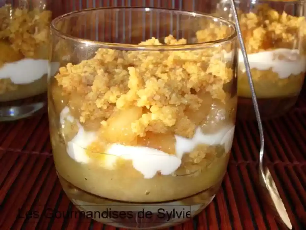 Crumble Pommes-Ananas
