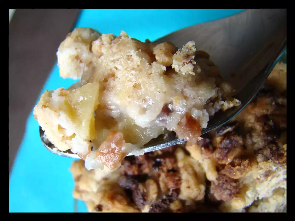Crumble Pommes Bananes au Muesli, riz et Quinoa, Eclats de Chocolat et noix de cajou - photo 6