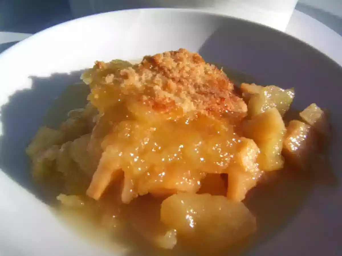 Crumble pommes-coings au cidre - photo 3