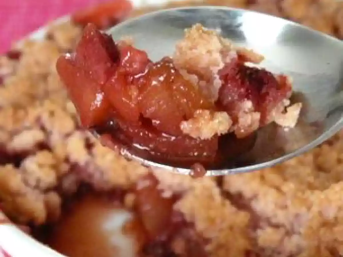 Crumble pommes & fraises aux Biscuits Roses de Reims - photo 2
