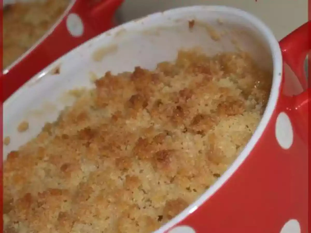 Crumble Pommes - Mirabelles et Amandes