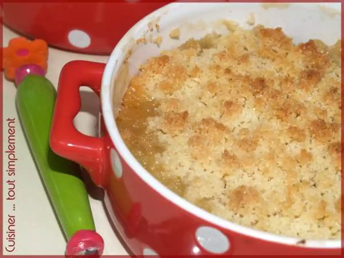 Crumble Pommes - Mirabelles et Amandes - photo 2