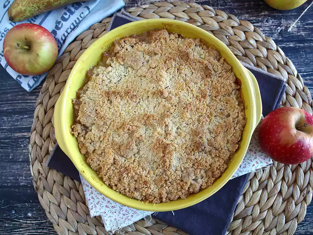 Crumble pommes poires extra croquant et fondant - photo 2