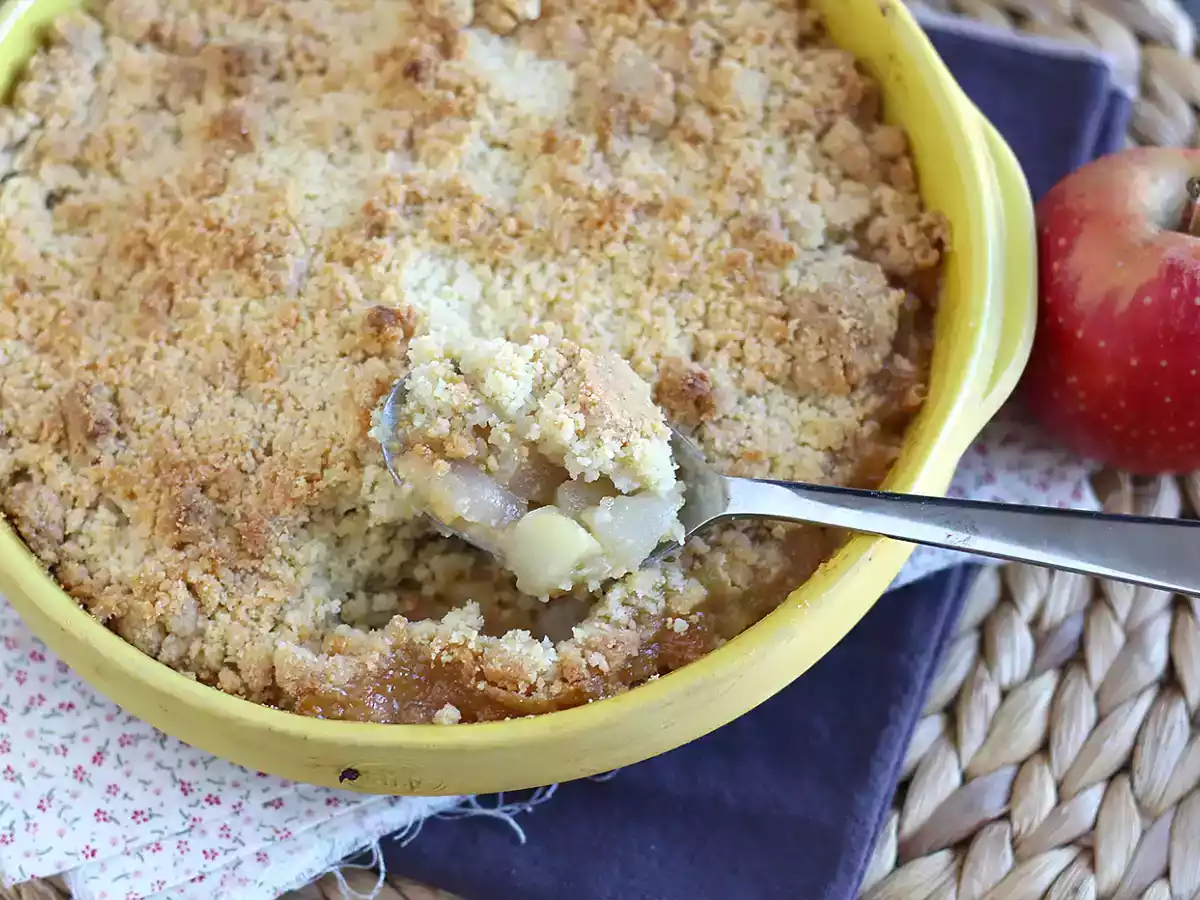 Crumble pommes poires extra croquant et fondant - photo 3