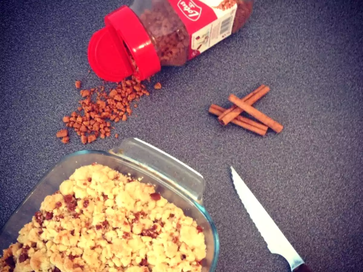 CRUMBLE POMMES-SPÉCULOOS